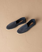 Suede With Faux Fur Flat Espadrilles |
