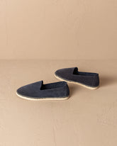 Suede With Faux Fur Flat Espadrilles |
