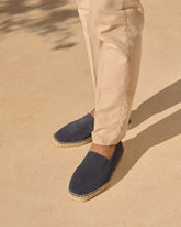 Suede Squared Toe Espadrilles |