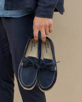 Suede Boat-Shoes Espadrilles |