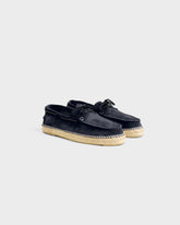 Suede Boat-Shoes Espadrilles |