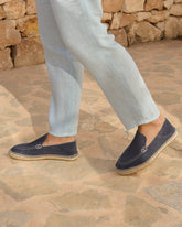 Suede Traveler Loafers Espadrilles |