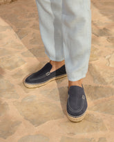 Suede Traveler Loafers Espadrilles |