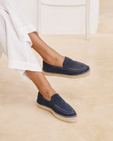 Suede Loafers Espadrilles |