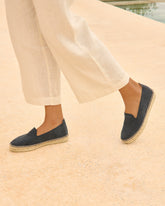 Suede Flat Espadrilles |