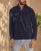 Organic Terry Cotton<br />Antonello Polo Shirt | 