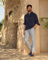 Washed Linen Venice Trousers |