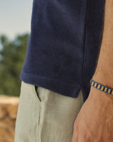 Organic Terry Cotton Olive Polo Shirt |