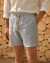 Pantaloncini Malibu in Lino Tinto Capo |