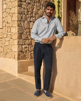 Pantaloni Savana In Lino Irlandese |