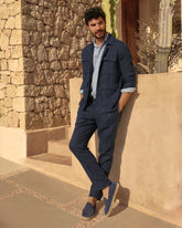 Pantaloni Savana In Lino Irlandese |