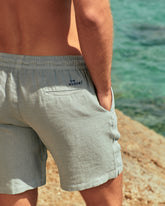 Washed Linen Malibu Shorts |