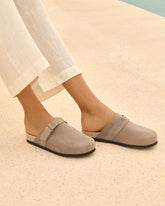 Suede Clog Mules |