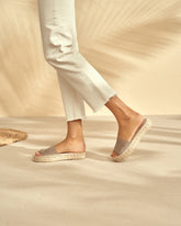 Sandali a Fascia in Pelle Scamosciata |