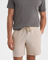 Washed Linen Malibu Shorts |