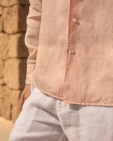 Camicia Panama In Lino Tinto Capo |