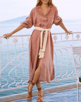 Linen Portofino Dress |