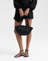 Borsa Panier Media in Pelle |