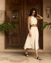 Linen Cordoba Skirt |
