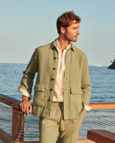 Woven Linen Sahara Linen Jacket |