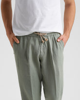 Woven Linen Santa Barbara Trousers |