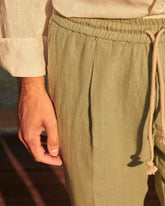 Woven Linen Santa Barbara Trousers |