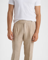 Woven Linen Sorrento Trousers |