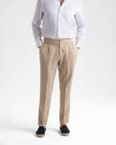 Woven Linen Portofino Trousers |