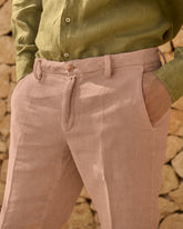 Woven Linen Milano Trousers - Men's NEW CLOTHING | 