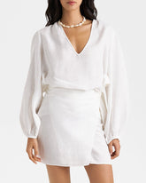 Linen Lipso Skirt |