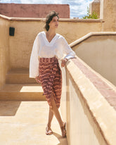 Gonna Naxos in Lino Stampato |