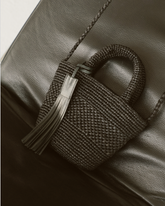 Borsa George Mini In Rafia |