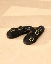 Suede Nordic Sandals |