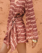 Abito Tarifa in Lino Stampato |