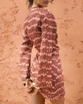 Abito Tarifa in Lino Stampato |