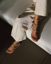 Triomphe Leather Sandals |