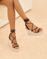 Portofino Soft Suede Wedge Espadrilles |