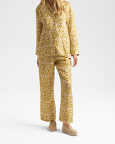 Printed Linen Belem Trousers |