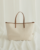 Borsa Tote Edward Canvas e Pelle |