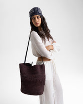 Borsa Cassie in Rafia Naturale |