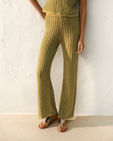 Cotton Crochet Lipari Trousers - Women’s Pants & Shorts | 