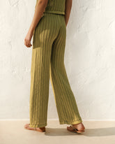 Cotton Crochet Lipari Trousers - Women’s Knitwear | 
