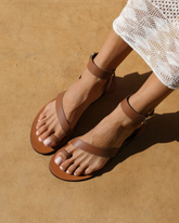 Chloe Chunky Gladiator Leather Sandals |