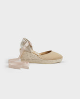 Suede Low Wedge Espadrilles |