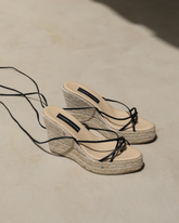 Sienna Thongs Lace-Up<br />Wedge Espadrilles - New Arrivals Women | 