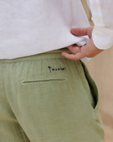 Washed Linen Venice Trousers |