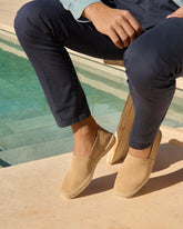 Suede Squared Toe Espadrilles |