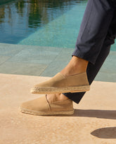 Suede Squared Toe Espadrilles |