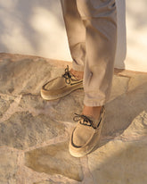 Suede Boat-Shoes Espadrilles |