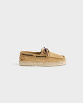 Scarpe da Barca Espadrillas in Pelle Scamosciata |